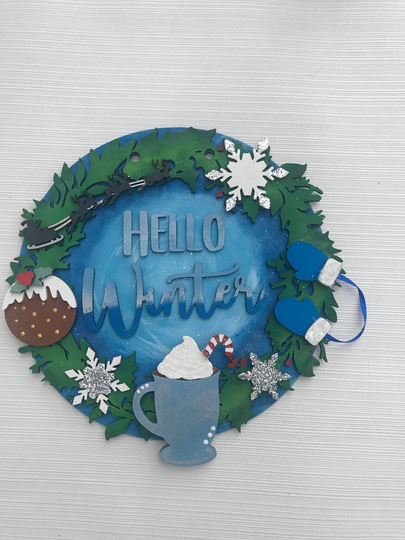 Winter Wall Ornament, Winter, Seasons, Cosy, Christmas