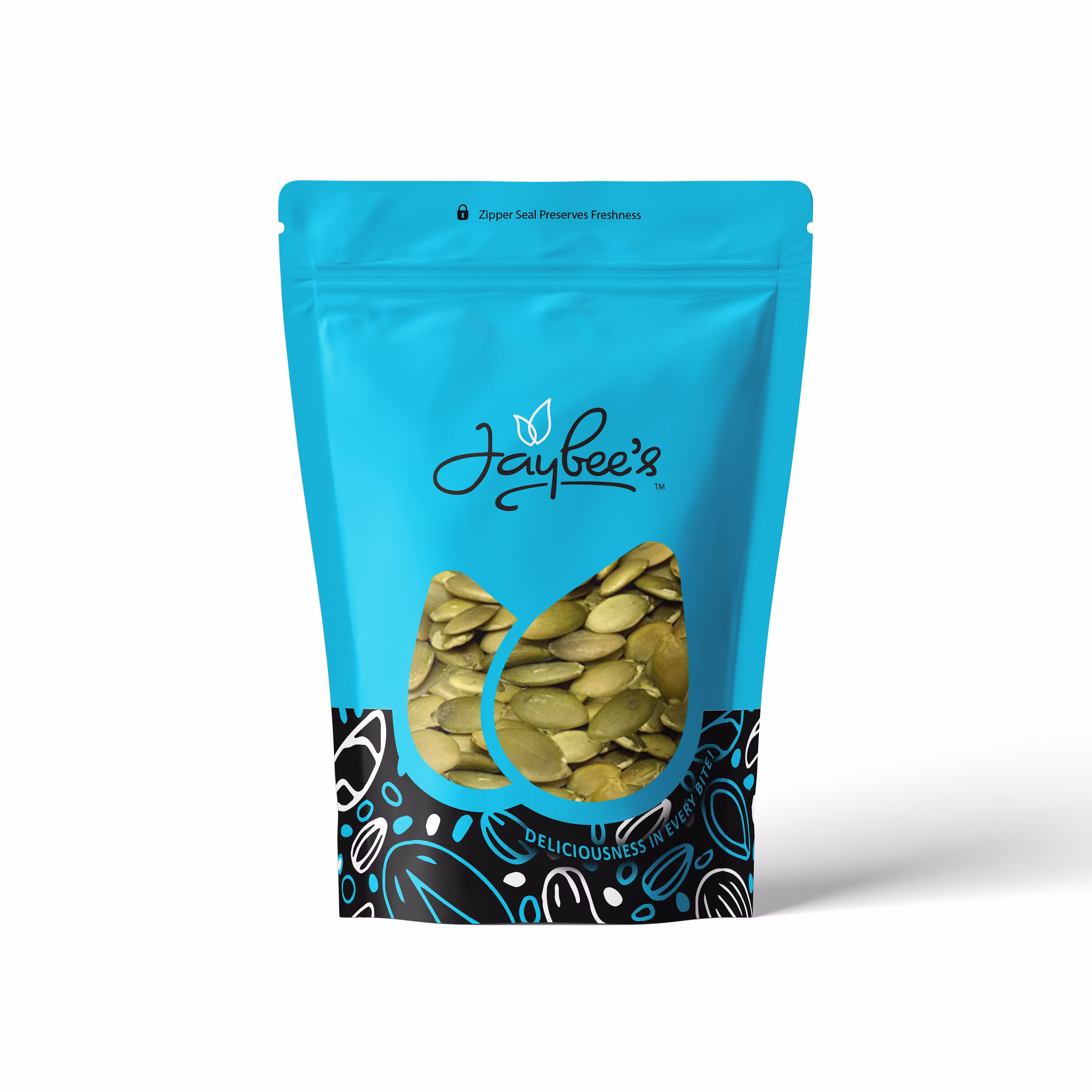 Pumpkin Seeds - Pepitas Roasted & Unsalted 15 Oz Resealable Bag