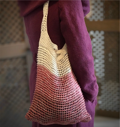 Organic Net Bag, Linen Mesh Farmers Market, Shopper, Shopping Net, Net Fall Picking, Handcrafted Reusable Zero Waste