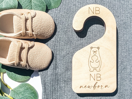 Woodland Nursery, Baby Closet Dividers, Divider, Wooden Shower Gift, Clothes Organizer