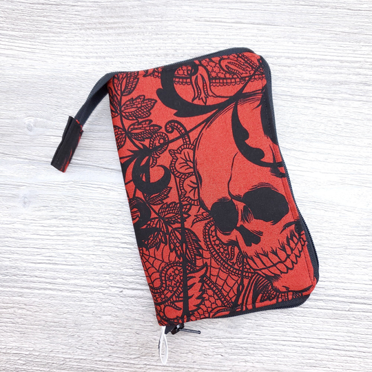 stitch Marker Organizer Alexander Henry After Dark Red #dopewomencreating #crazydopecool #stilldope, Progress Keeper Case S683