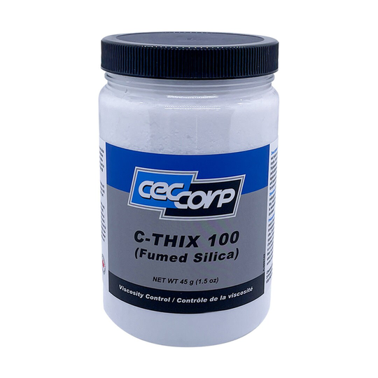 Fumed Silica C-Thix 100 By Ceccorp | 1 Quart/946 Ml - Extremely Fine, Amorphous White Powder With Very High Purity