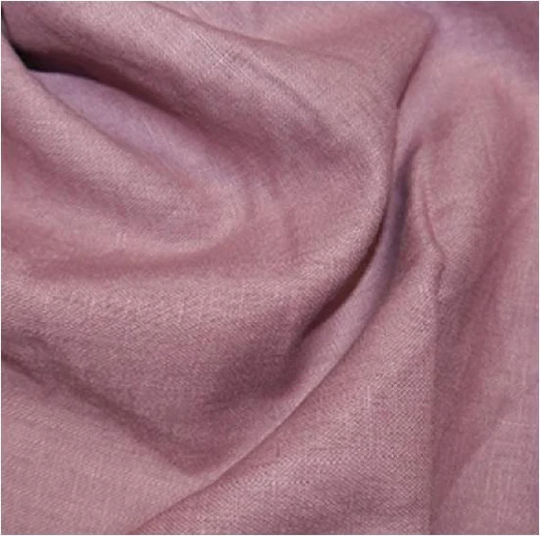 Lavender Washed 100% Linen Organic Material Fashion Fabric, Bedding Fabric Light Interior Material Sold Per Meter