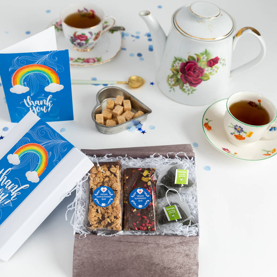Thank You Rainbow Vegan Afternoon Tea For Two Gift Box