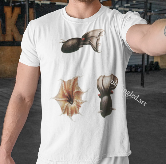Vampire Squid | 1989 - Unisex Organic T-Shirt, Vintage Style Zoology T-Shirt