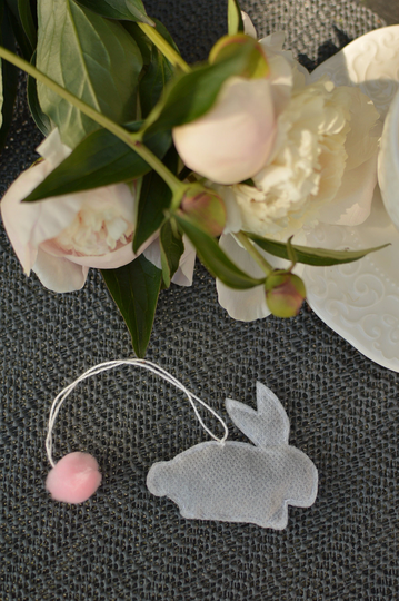 Bunny Tea Bags Shaped 5 Pieces Easter Cute Mothers Day Gift Baby Shower Favor Rabbit Shaped Tea Bags Positive Gifts