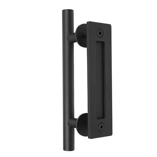 FVO - Barn Door Handle, Sliding Door Handle, Heavy Duty Barn Door Handle, Pull Handle for Garage, Door Pull Handle, Sliding Door Handle, for Powder