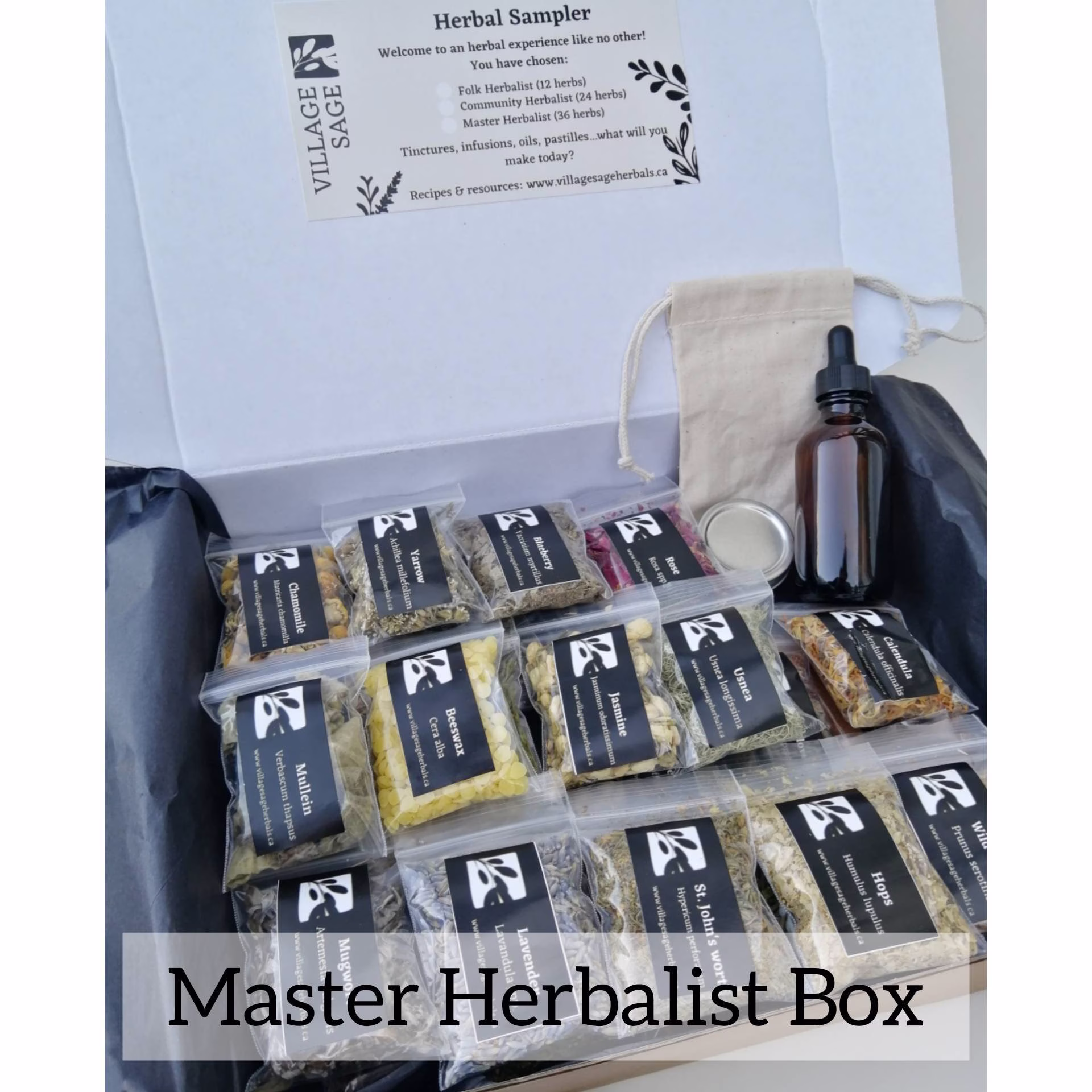 Natural Gift, Gift For Mom, Apothecary, Herb Set, Kit, Herbal Sampler, Herbalist, Learn Herbalism