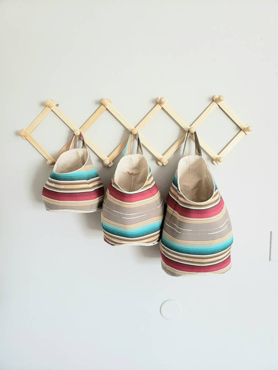 Hanging Storage Pod Modern Boho Storage Home & Living Organization Entryway
