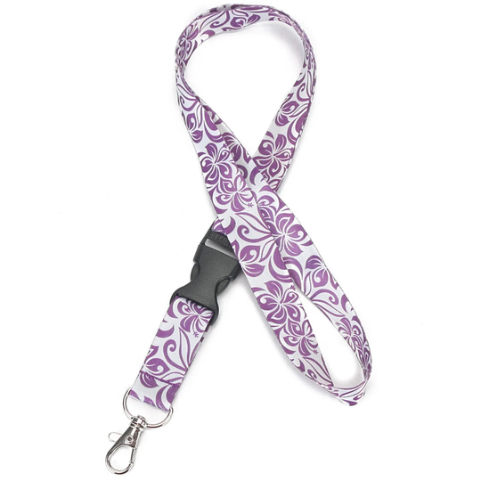 Lanyard Hibiscus Purple