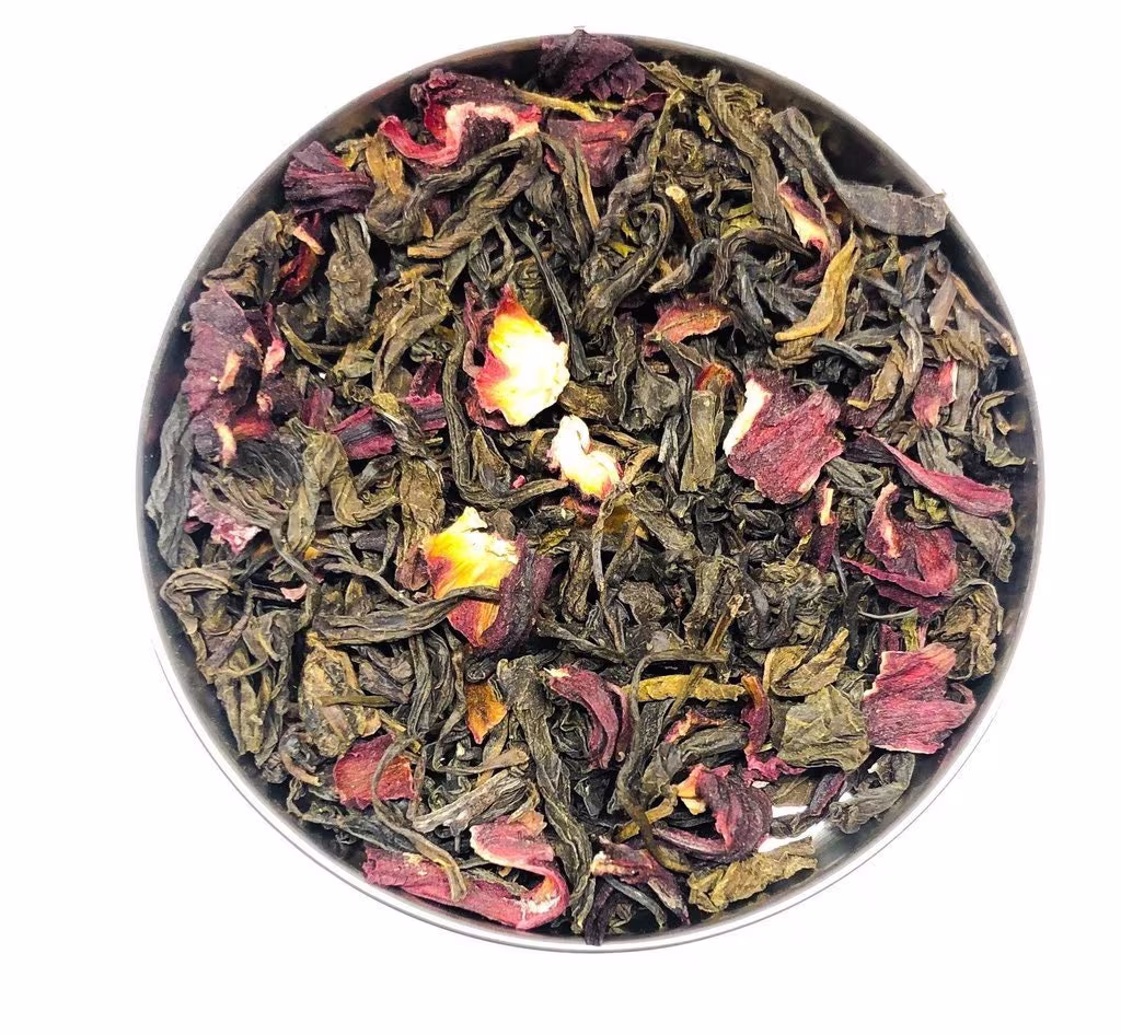 Hibiscus Green Tea | Loose Leaf