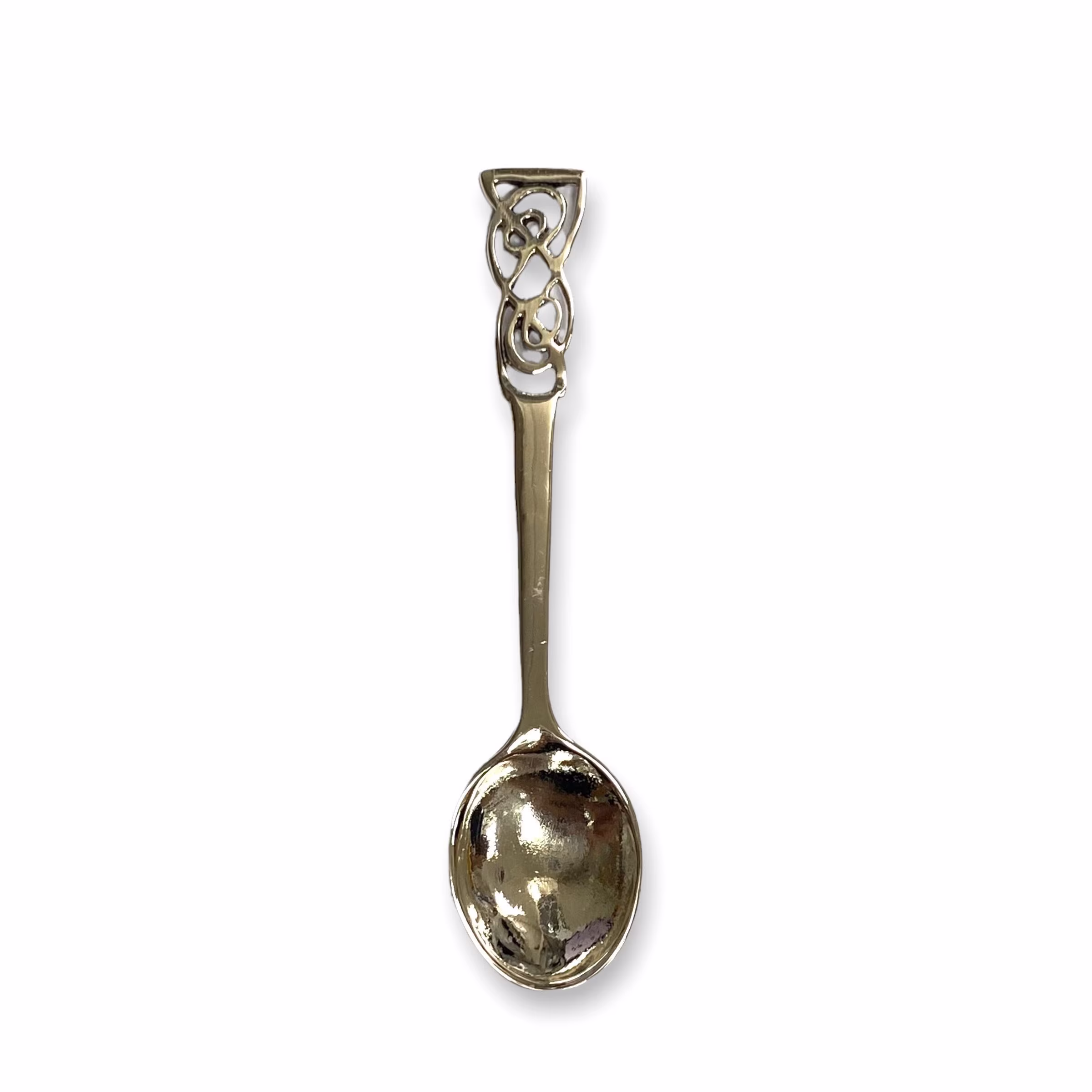 Victorian Style Salt Spoon 925 Sterling Sliver