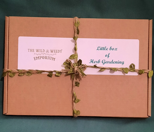 Organic Little Box Of Herb Gardening