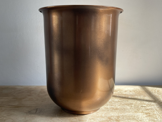 Copper Metal Indoor Or Outdoor Planter - Rust & Frost Resistant