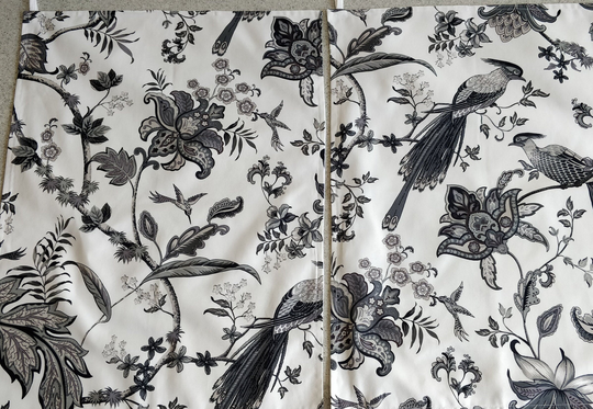 Set Of 2 Luxury Organic Cotton Tea Towels/Flower & Birds Pattern Kitchen Towels/Organic Dish Towels/Housewarming Gift/Hostess Gift