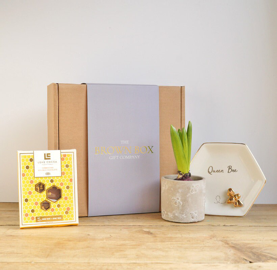 Personalised Bee Happy Gift Set Trio | Birthday Present Thinking Of You For Her
