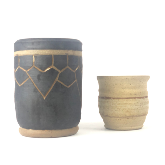 Two Mid Century Modern Studio Pottery Planters 0501S1