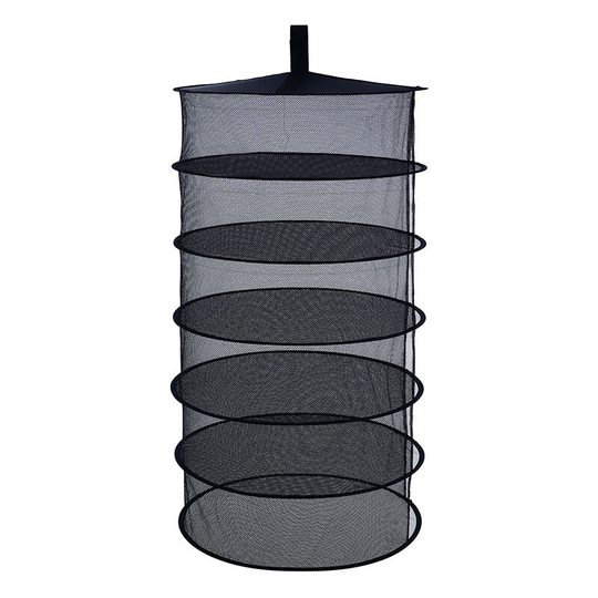 Heguyey - Dry Net 6 Tier Hanging Herb Dryer Black