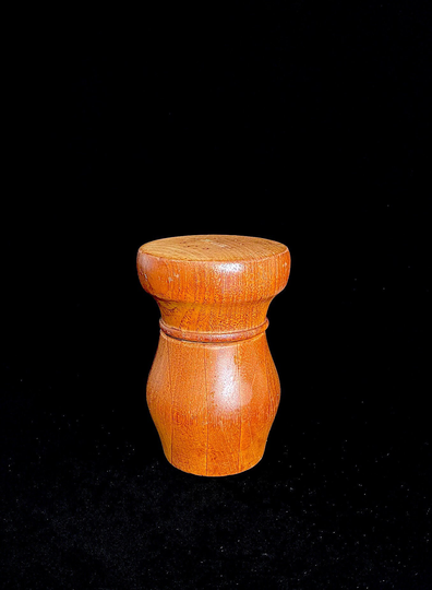 Vintage Mid Century Modern Teak Wood Salt & Pepper Grinder Shaker Danish Design 1970S