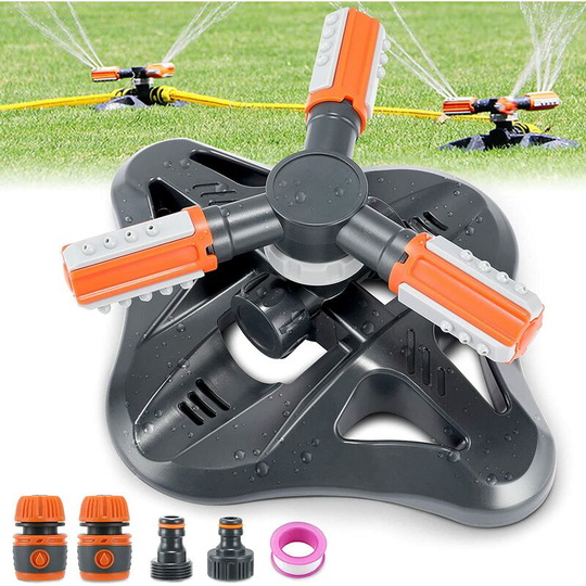 1pc Garden Sprinkler, 360 Degree Lawn Sprinkler, Rotating Sprinkler, Automatic Watering Garden Plant Flower Vegetable Irrigation Sprayer