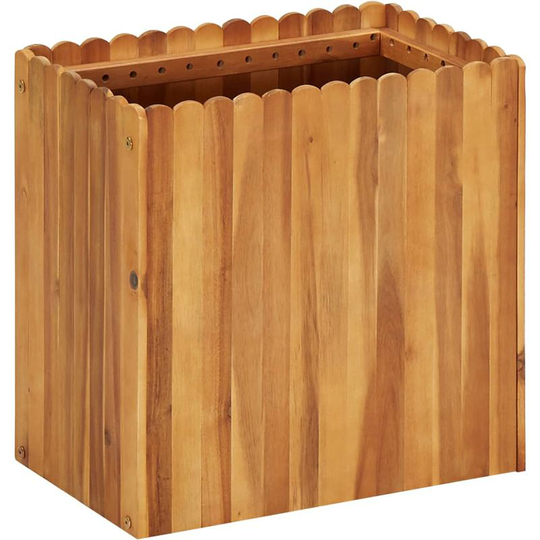Garden Planter 50x30x50 cm Solid Acacia Wood