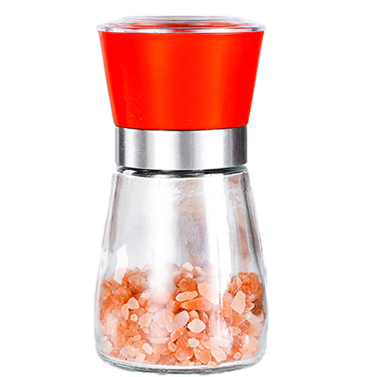 Fvbjd - Salt and Pepper Shakers Adjustable Coarseness Pepper Grinder Mill for Sea Salt Spice Stainless Steel red