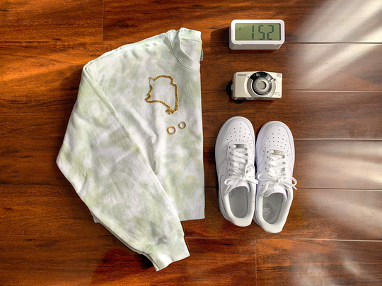 Matcha Tie Dye Sweatshirt/Crewneck