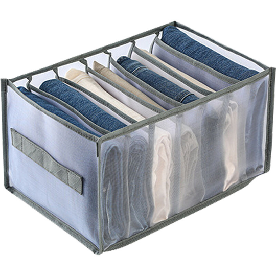 Superseller - 7 Grids/9 Grids Clothes Organizer Closet Organizer Storage Drawer Dividers with Handle Wardrobe Clothes Organizer for Jeans Trousers