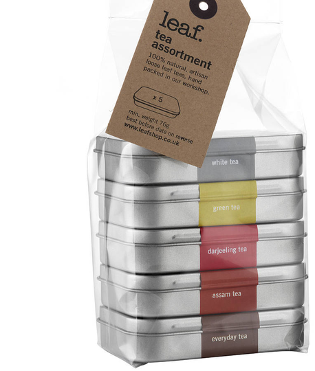 Five Tea Tins Assortment