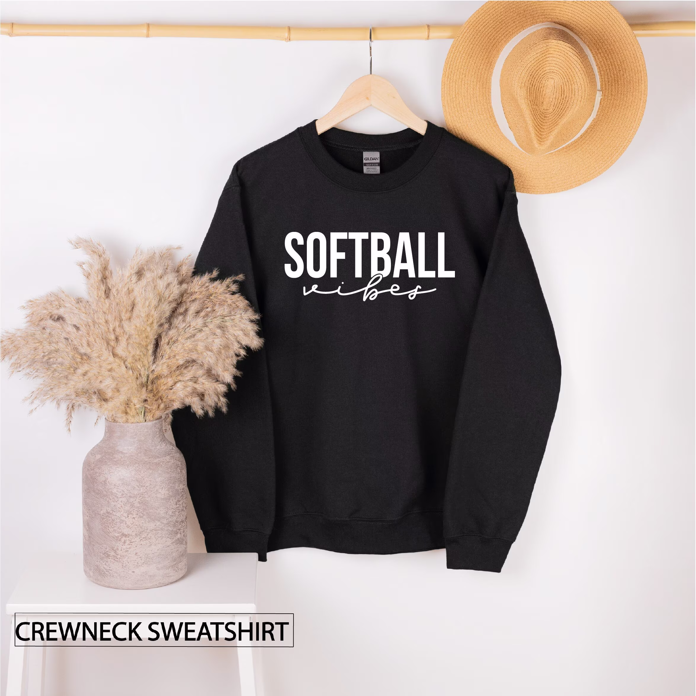 Crewneck Sweatshirt, Softball Vibes Group, Game Day Sweatshirts, Team Sweater, Fan Sweat, Comfy Clothes, Cheer Season, Sports Apparel, Gifts