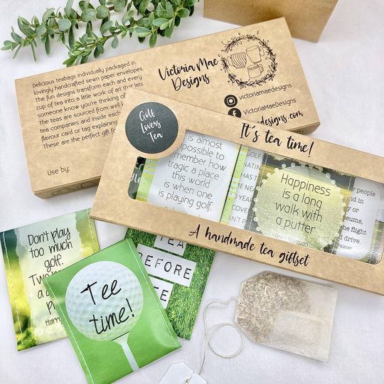 Golf Gifts: Tea Giftset For Golf Lovers
