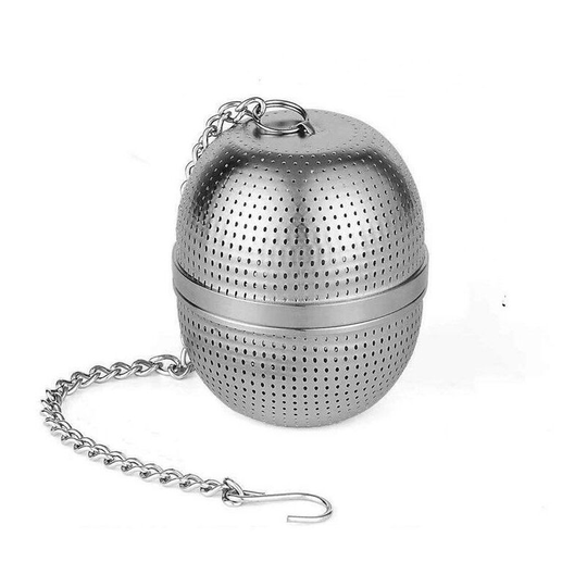 FVO - pieces tea filter stainless steel tea filter cup brewer, tea bubble diffuser, tea filter ball, spice ball with long chain