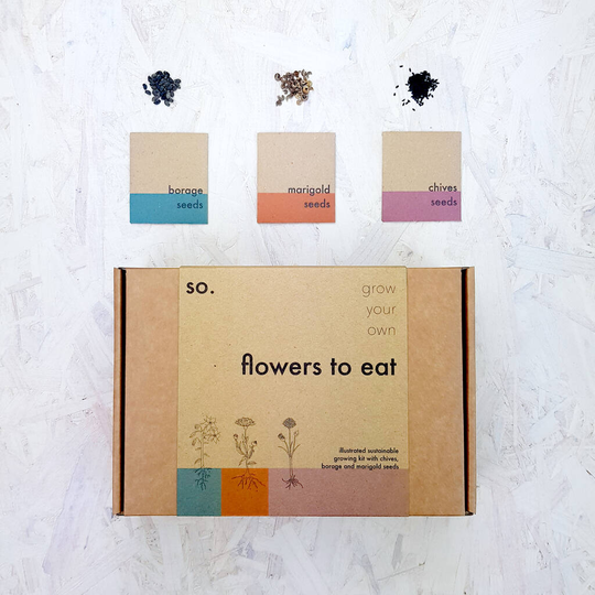 Grow Your Own Edible Flowers Seed Kit