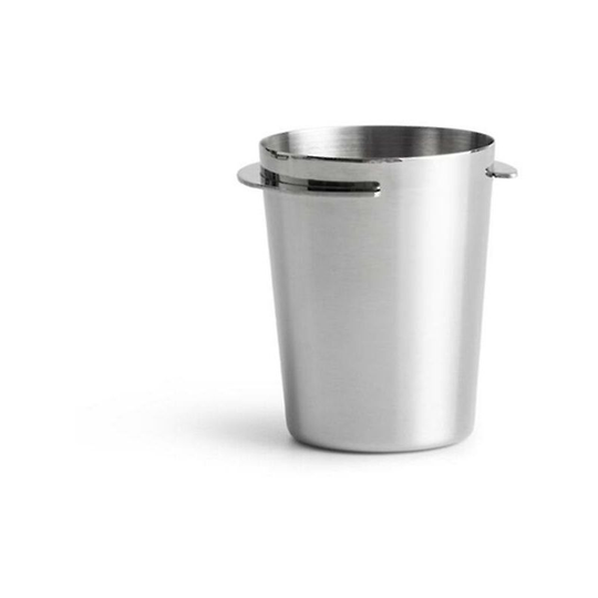 Stainless steel dosing cup coffee sniffer cup powder (51 mm silver)