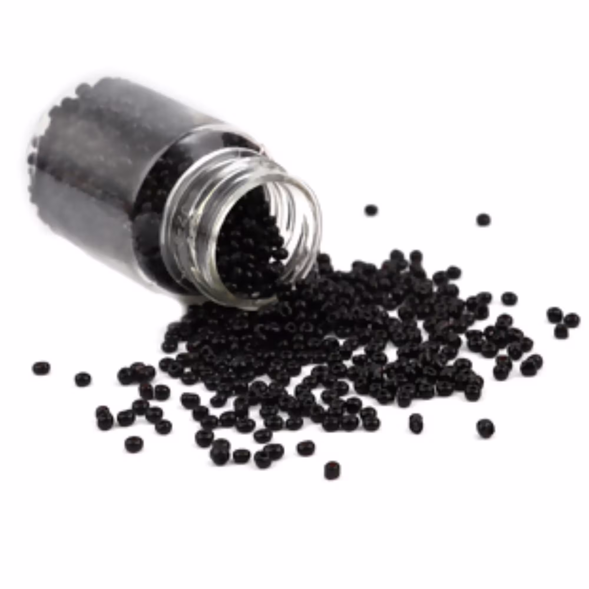 Black Glass Seed Beads 2mm, 2mm Beads, Jewelry Making Supplies