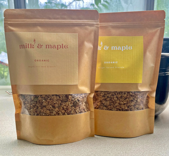Organic Spiced Ghee & Ginger Granola, Handmade Artisan Vegan Homemade Handcrafted Keto