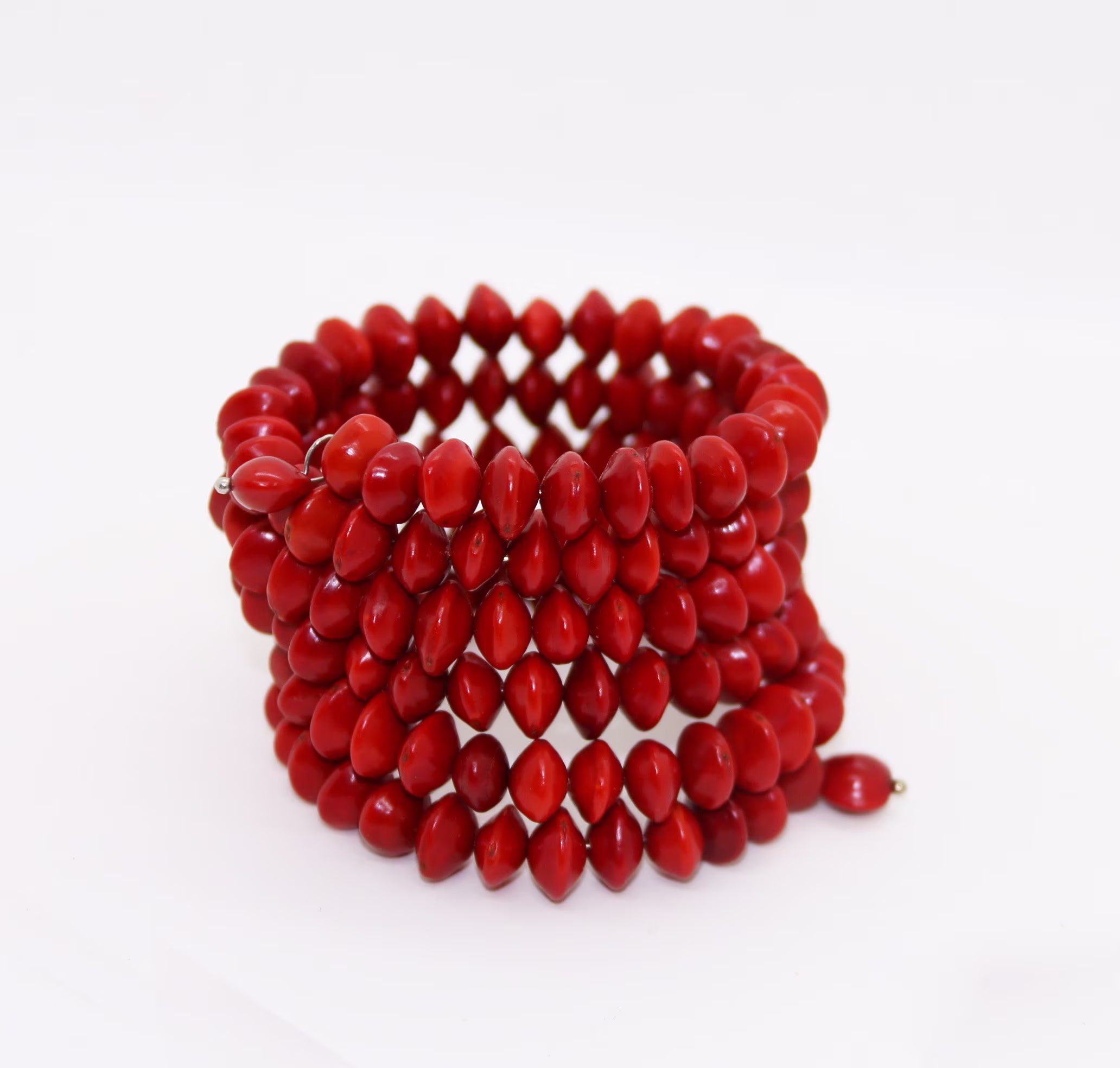 Bracelets Seeds Bracelete Red Rondel Bracelet Natural Seed Jewelry