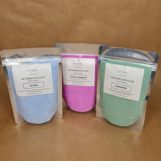 Cbd Bubble Bath Soak Collection