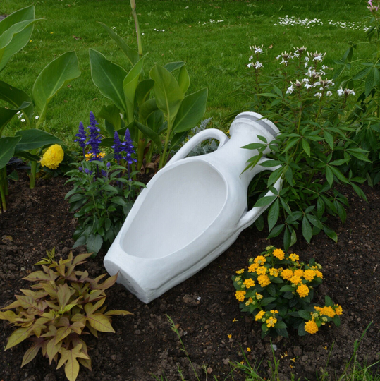 Large Planter Amphora Vase Plant Pot Outdoor. Unique Flower As Outdoor Valentine's Day Gifts. Cement Statue Stone Amphora