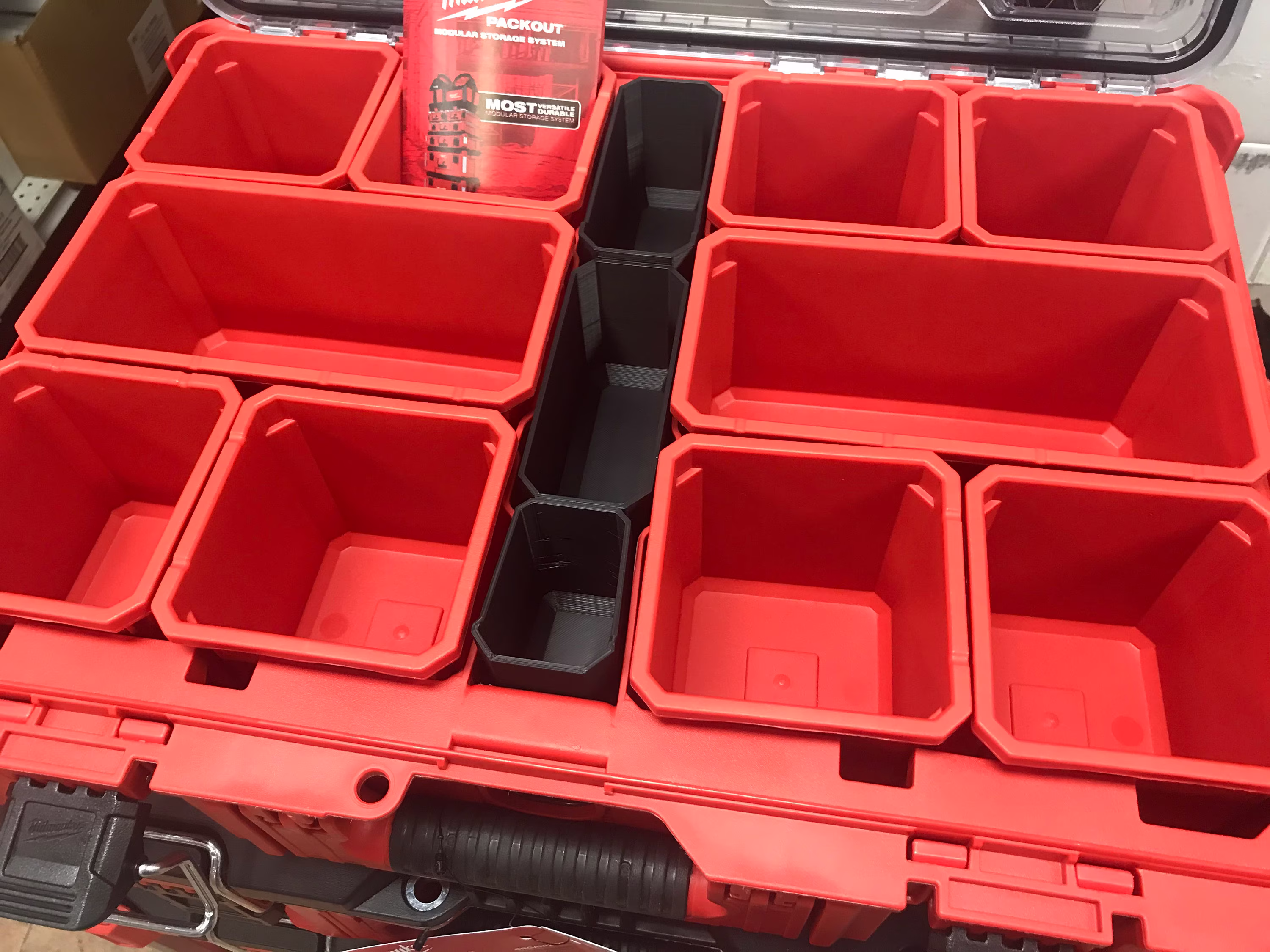 Milwaukee Packout Organizer Center Bins | 1 Set Of 3