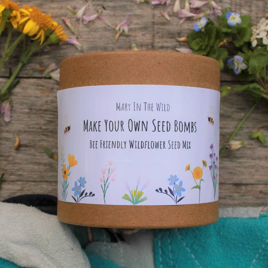 Make Your Own Bee Friendly Seed Bomb Kit