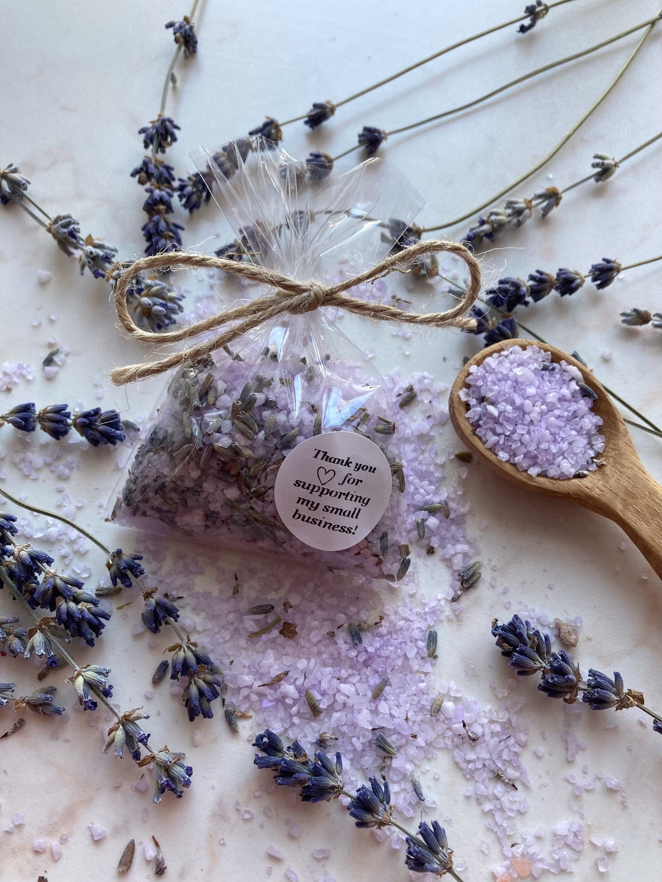25Bags Lavender Bath Salt Favors, Lavender Wedding Guest Personalized Thank You Mini Bulk Gifts, From My Shower To Yours Soak