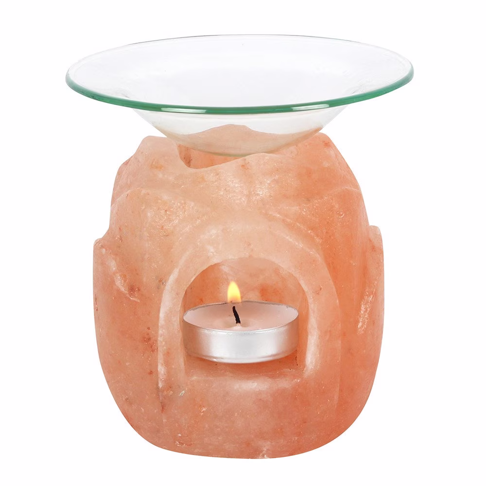 Lotus Flower Himalayan Salt Burner | Shaped Oil/Wax Melt/