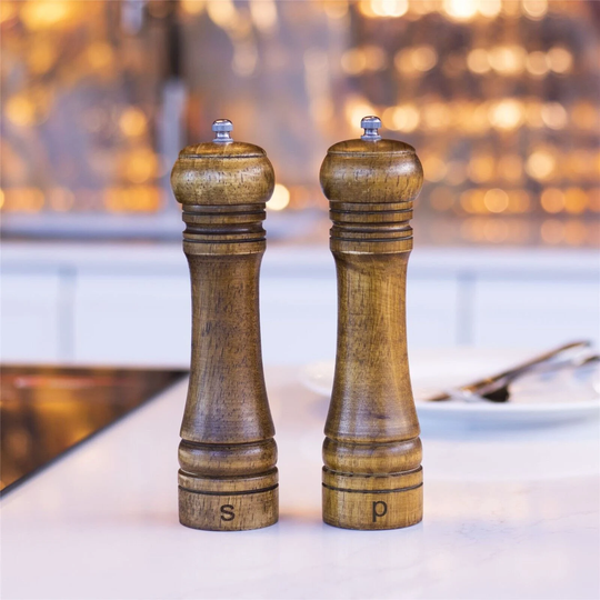 Handmade Wooden Salt & Pepper Grinders | Herbs & Spice Kitchen Shakers Rustic Home Decor Country Farmhouse Girl Gifts