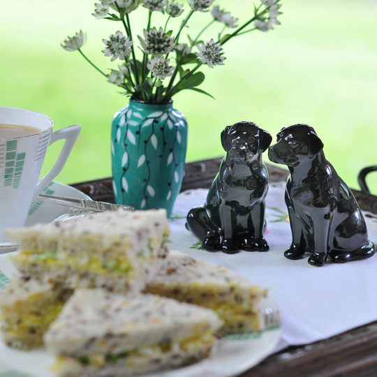 Labrador Salt And Pepper Pots