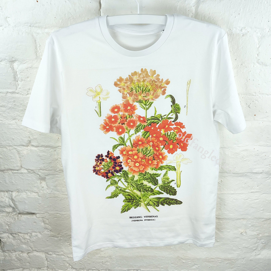 Verbena | 1926 - Unisex Organic T-Shirt, Vintage Style Botany T-Shirt