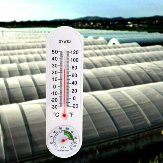 Swyeoot - Temperature thermometer for greenhouse, window, interior and exterior wall, greenhouse, garden plant, vegetables, home accessories, china