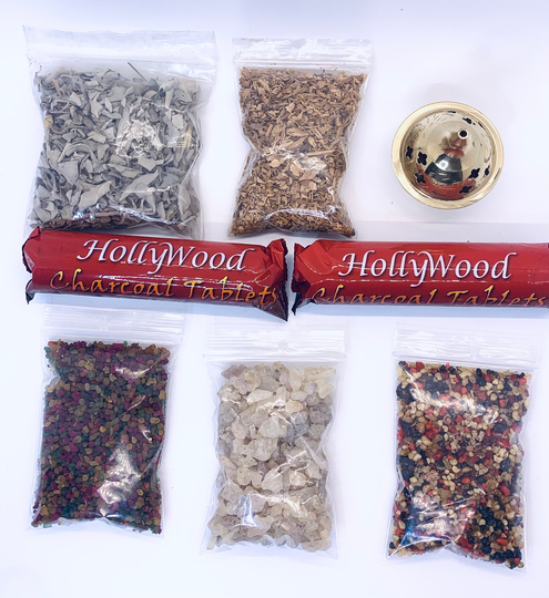 Smudge Bundle With Small Burner