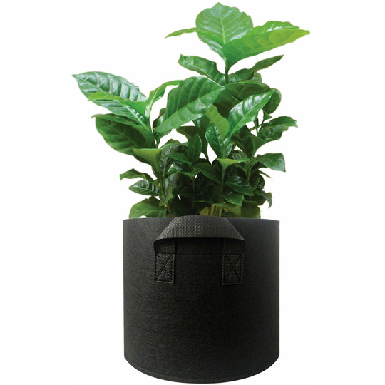 Joorrt - 15 Gallon Planter Grow Bag With Thickened Handle Planter Bag Round Shape Container Fabric Garden Nonwoven Plant Pots For Planting Vegetables