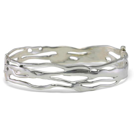 Organic Sterling Silver Bangle